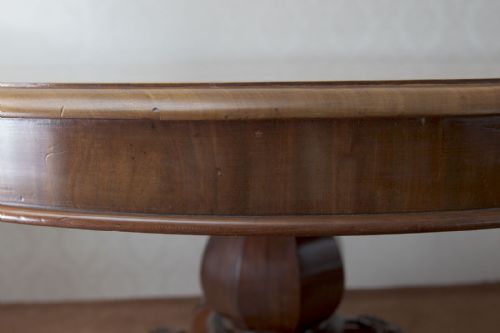 GOOD VICTORIAN CIRCULAR DINING TABLE - ADDITIONAL PHOTO 4