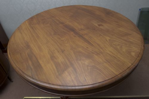 GOOD VICTORIAN CIRCULAR DINING TABLE - ADDITIONAL PHOTO 6