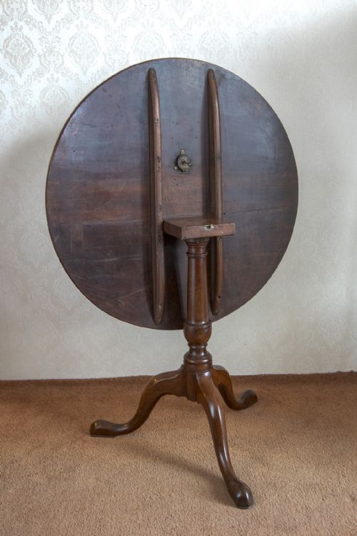 VERY GOOD QUALITY MAHOGANY TRIPOD TABLE - ADDITIONAL PHOTO 1