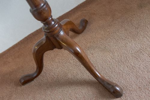VERY GOOD QUALITY MAHOGANY TRIPOD TABLE - ADDITIONAL PHOTO 2