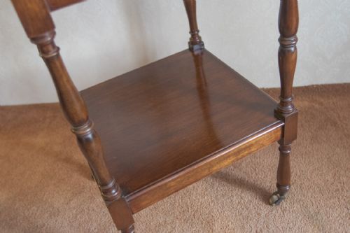 GEORGE III FOUR TIER WOT NOT WITH ELEGANT SLIM TURNINGS - ADDITIONAL PHOTO 8
