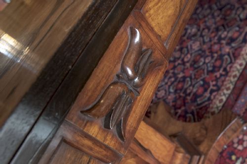 EARLY 19TH CENTURY ROSEWOOD FOLD OVER CARD TABLE - ADDITIONAL PHOTO 2