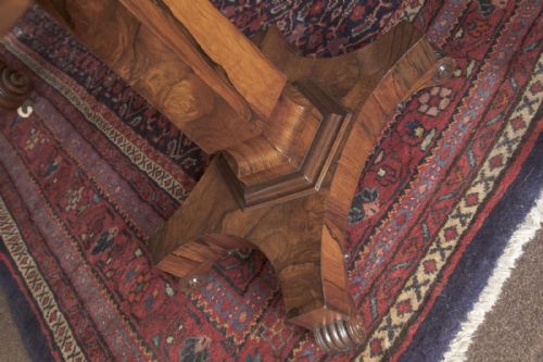 EARLY 19TH CENTURY ROSEWOOD FOLD OVER CARD TABLE - ADDITIONAL PHOTO 4