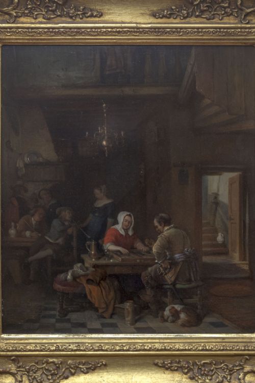 CONTINENTAL OIL ON PANEL BY IGNATIUS JOSEPHUS VAN REGEMORTER - ADDITIONAL PHOTO 2