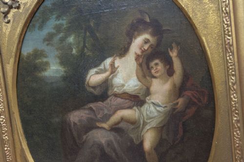 PAIR OF OIL PAINTINGS ATTRIBUTED TO WILLIAM HAMILTON RA - ADDITIONAL PHOTO 6