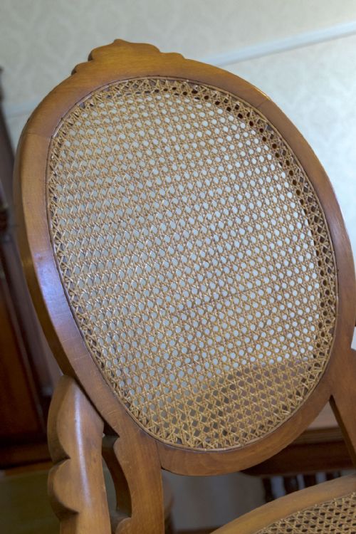 19TH CENTURY SINGLE CHAIR WITH EXCELLENT CANE WOR - ADDITIONAL PHOTO 5
