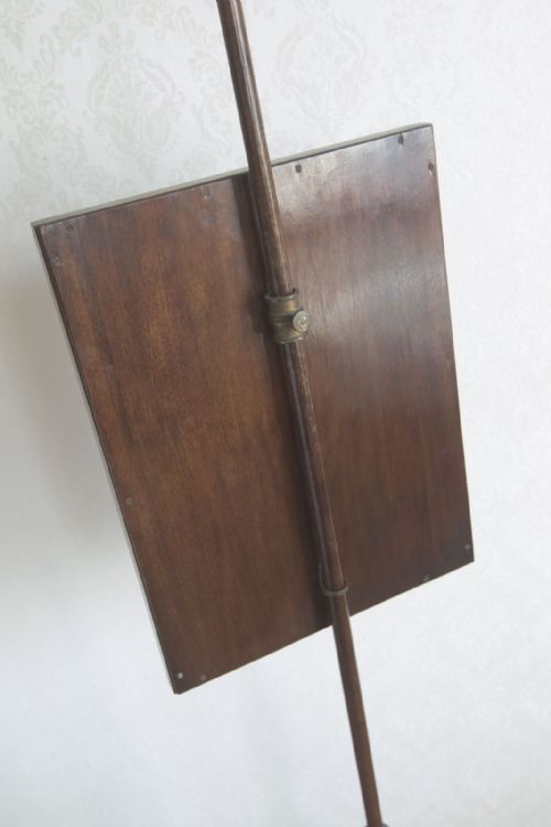 REGENCY PERIOD MAHOGANY POLE SCREEN WITH BEAUTIFUL SAMPLER - ADDITIONAL PHOTO 6