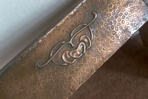 PURE ART NOUVEAU COPPER FENDER - ADDITIONAL PHOTO 1