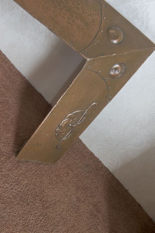 PURE ART NOUVEAU COPPER FENDER - ADDITIONAL PHOTO 4