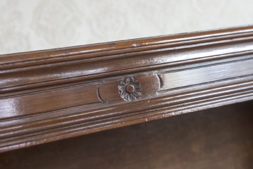 A FINE EXAMPLE OF A GOOD VICTORIAN OPEN BOOKCASE - ADDITIONAL PHOTO 2