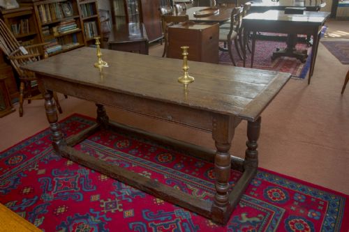 OAK REFECTORY TABLE SOME THREE HUNDRED YEARS OLD - ADDITIONAL PHOTO 2
