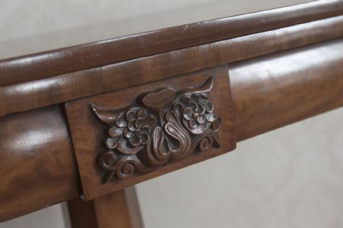 GOOD WILLIAM IV MAHOGANY CARD TABLE - ADDITIONAL PHOTO 3