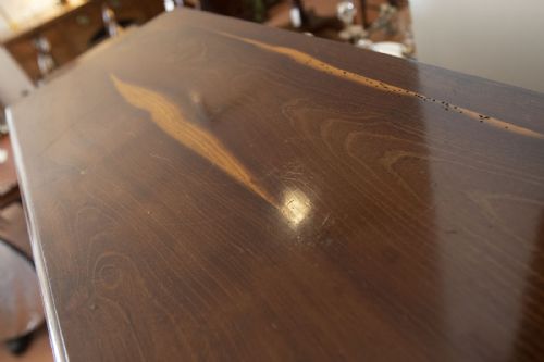 19TH CENTURY LABURNUM WOOD BREAKFRONT BOOKCASE - ADDITIONAL PHOTO 4