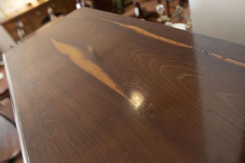 19TH CENTURY LABURNUM WOOD BREAKFRONT BOOKCASE - ADDITIONAL PHOTO 5