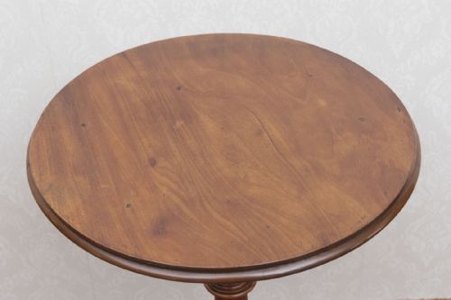 MAHOGANY TILT ACTION WINE TABLE - ADDITIONAL PHOTO 2