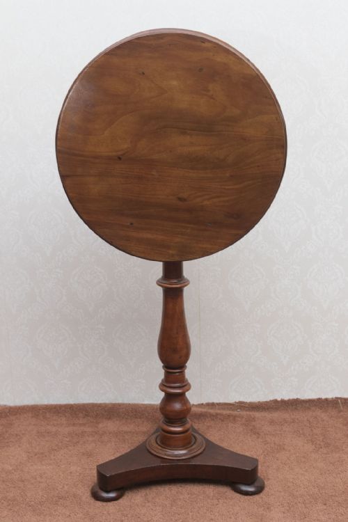 MAHOGANY TILT ACTION WINE TABLE - ADDITIONAL PHOTO 3