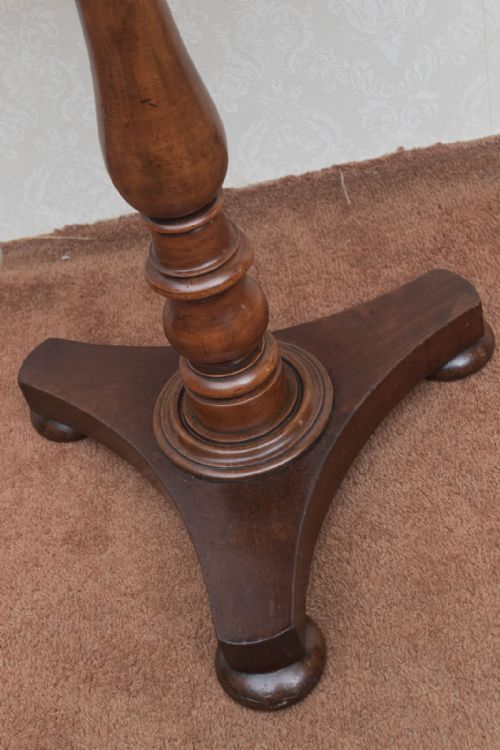 MAHOGANY TILT ACTION WINE TABLE - ADDITIONAL PHOTO 5