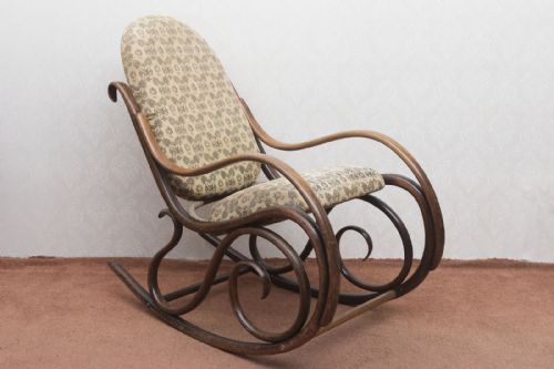 a late19th century austrian bent wood rocking chair - CATEGORY: ANTIQUE CHAIRS - DATED VICTORIAN