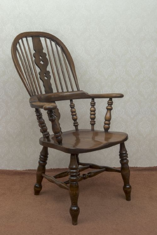early 19th century yorkshire broadarm windsor chair - CATEGORY: ANTIQUE CHAIRS - DATED 19TH CENTURY