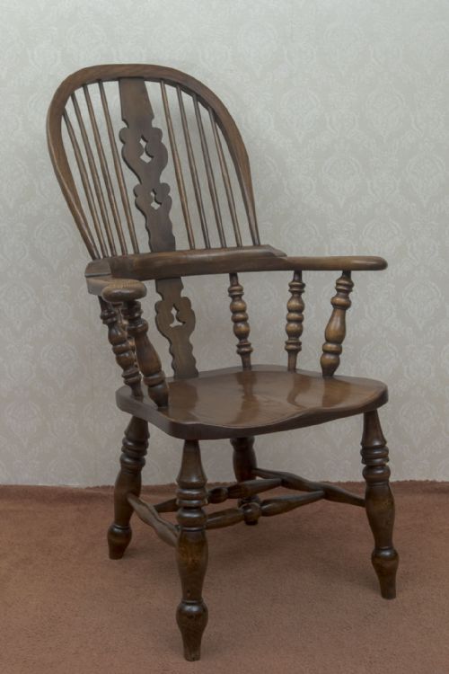 EARLY 19TH CENTURY YORKSHIRE BROADARM WINDSOR CHAIR - ADDITIONAL PHOTO 3