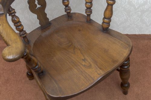 EARLY 19TH CENTURY YORKSHIRE BROADARM WINDSOR CHAIR - ADDITIONAL PHOTO 5