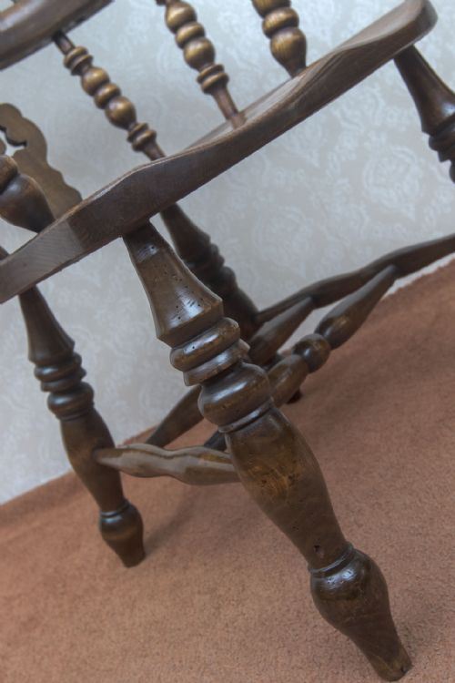 EARLY 19TH CENTURY YORKSHIRE BROADARM WINDSOR CHAIR - ADDITIONAL PHOTO 7