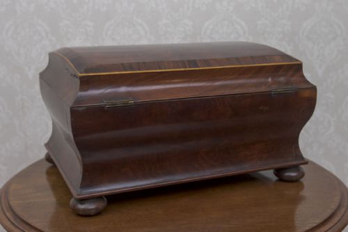 GOOD EARLY 19TH CENTURY FITTED SEWING BOX - ADDITIONAL PHOTO 7