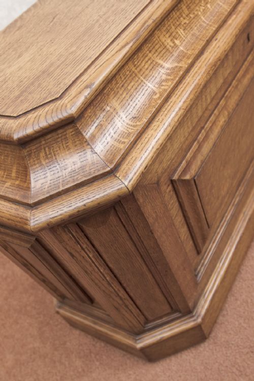 FINE QUALITY OAK CELLARETTE - ADDITIONAL PHOTO 2
