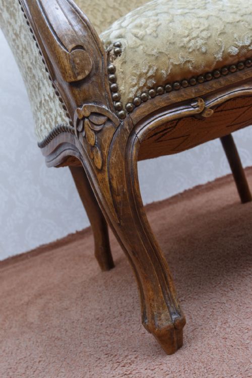 GOOD 19TH CENTURY FRENCH CHAIR - ADDITIONAL PHOTO 7