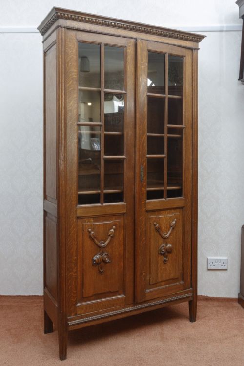 LATE 19TH CENTURY OAK BOOKCASE - ADDITIONAL PHOTO 7