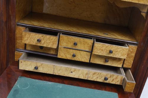 CONTINENTAL MAHOGANY SECRTAIRE ABATTANT - ADDITIONAL PHOTO 4