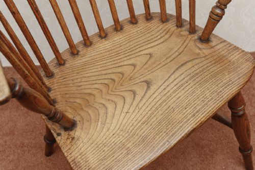 QUALITY ASH WINDSOR CHAIR IN EXCELLENT CONDITION - ADDITIONAL PHOTO 1