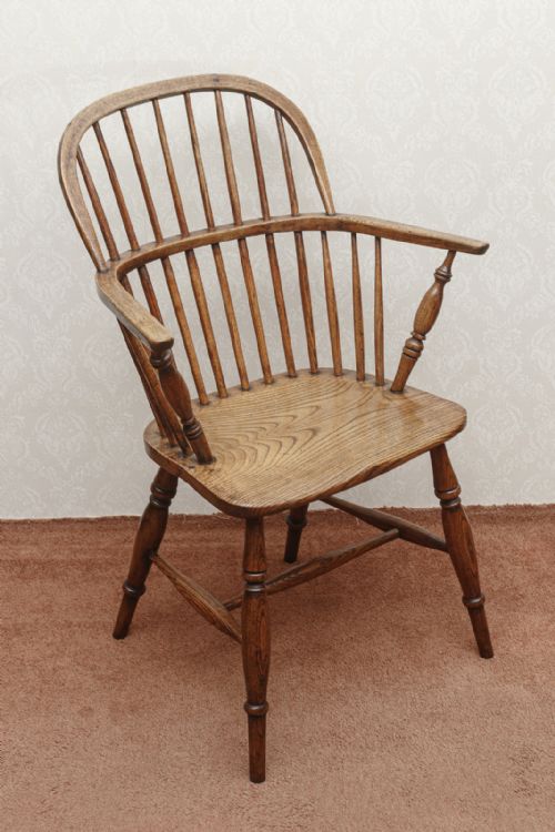 QUALITY ASH WINDSOR CHAIR IN EXCELLENT CONDITION - ADDITIONAL PHOTO 4