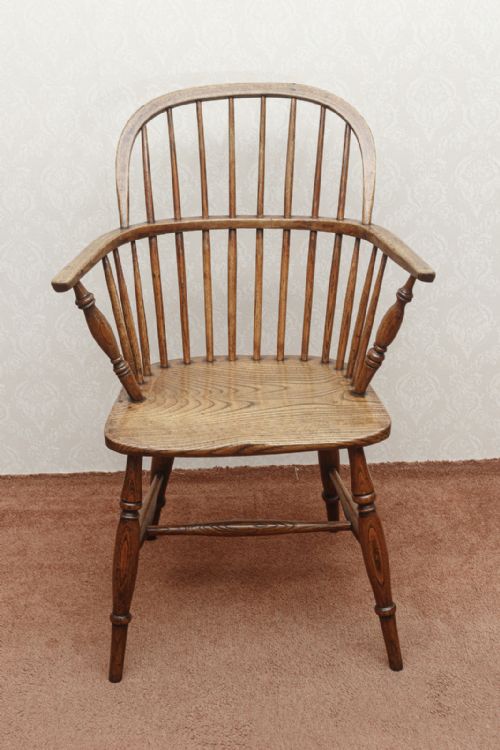 QUALITY ASH WINDSOR CHAIR IN EXCELLENT CONDITION - ADDITIONAL PHOTO 6