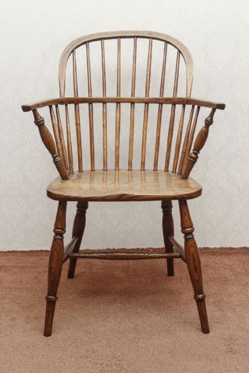 QUALITY ASH WINDSOR CHAIR IN EXCELLENT CONDITION - ADDITIONAL PHOTO 7