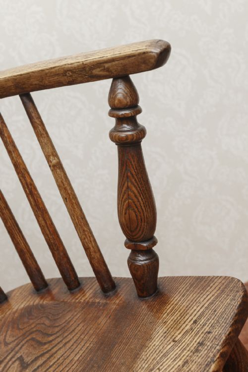 EARLY 19TH CENTURY STICKBACK WINDSOR CHAIR IN ASH - ADDITIONAL PHOTO 1