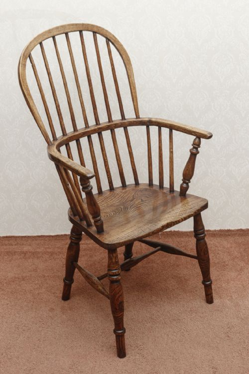 EARLY 19TH CENTURY STICKBACK WINDSOR CHAIR IN ASH - ADDITIONAL PHOTO 2