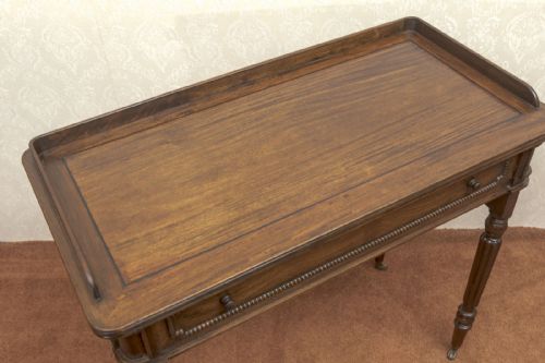 PRETTY AND UNUSUAL TABLE MADE OF PADAUK WOOD - ADDITIONAL PHOTO 3