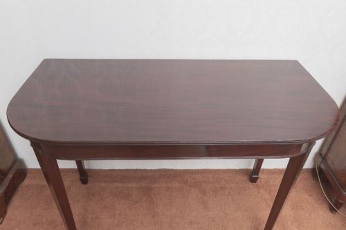 ANTIQUE MAHOGANY SERVING TABLE - ADDITIONAL PHOTO 2
