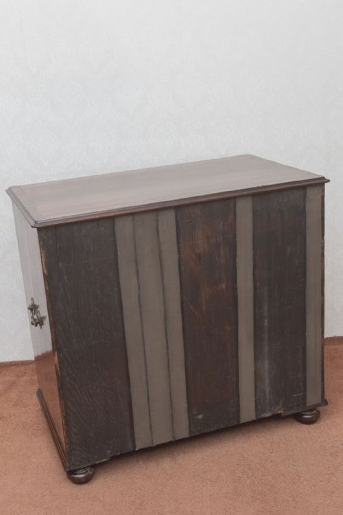 ANTIQUE KNEEHOLE DESK OF SMALL SIZE IN MAHOGANY - ADDITIONAL PHOTO 10