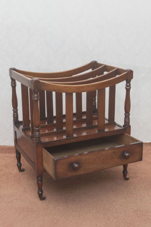 GEORGIAN MAHOGANY CANTERBURY - ADDITIONAL PHOTO 2