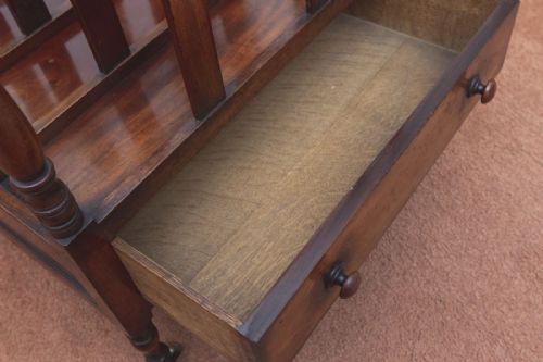 GEORGIAN MAHOGANY CANTERBURY - ADDITIONAL PHOTO 5