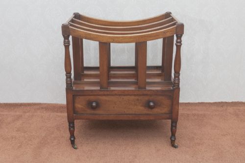 GEORGIAN MAHOGANY CANTERBURY - ADDITIONAL PHOTO 6