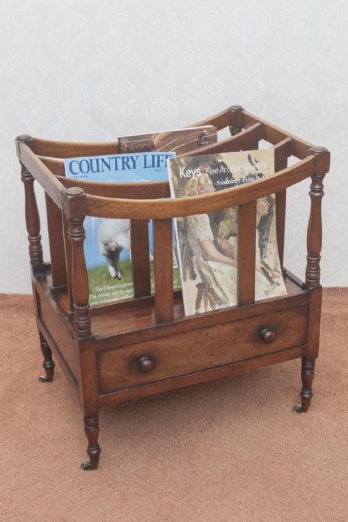 GEORGIAN MAHOGANY CANTERBURY - ADDITIONAL PHOTO 7