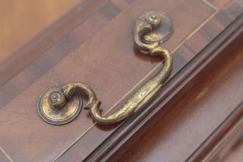 18TH CENTURY CHIPPENDALE PERIOD MAHOGANY TEA CADDY - ADDITIONAL PHOTO 4