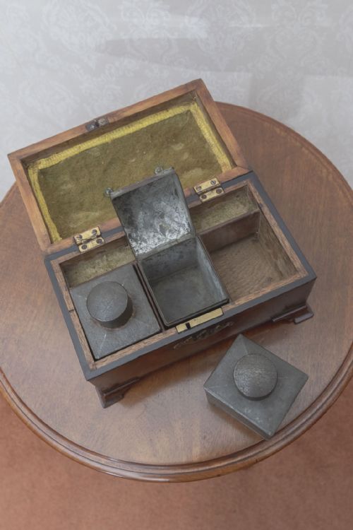 18TH CENTURY CHIPPENDALE PERIOD MAHOGANY TEA CADDY - ADDITIONAL PHOTO 5