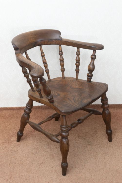 SMOKERS BOW CHAIR IN BEAUTIFUL ASH WOOD - ADDITIONAL PHOTO 1