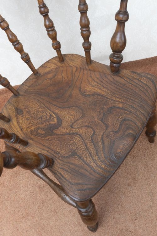 SMOKERS BOW CHAIR IN BEAUTIFUL ASH WOOD - ADDITIONAL PHOTO 2