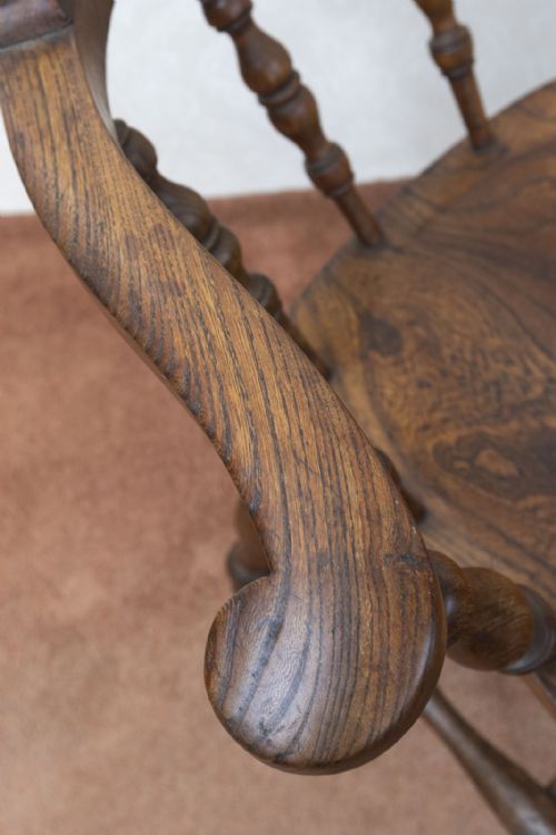 SMOKERS BOW CHAIR IN BEAUTIFUL ASH WOOD - ADDITIONAL PHOTO 3