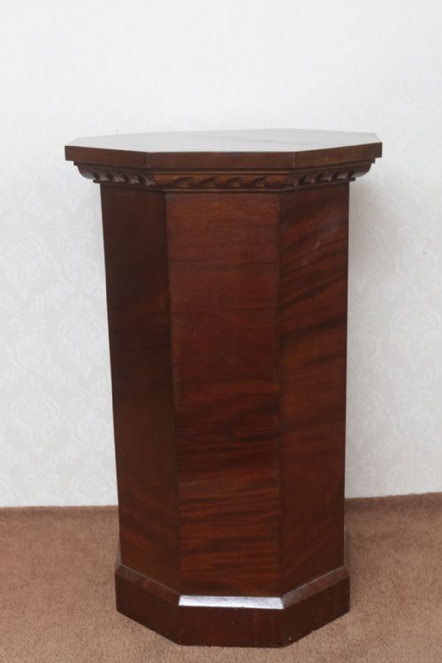 VERY UNUSUAL MAHOGANY BEDSIDE POT CUPBOARD - ADDITIONAL PHOTO 9